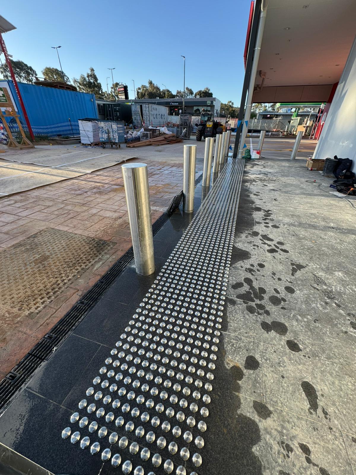 Tactile Ground Surface Indicators (TGSI) installation by Prime Burque