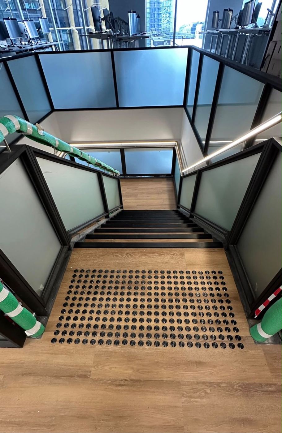 Tactile Ground Surface Indicators (TGSI) installation by Prime Burque