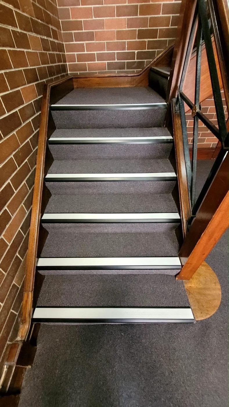 Stair Nosings installation by Prime Burque