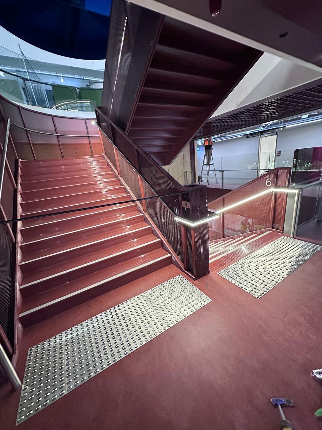 Tactile Ground Surface Indicators (TGSI) installation by Prime Burque